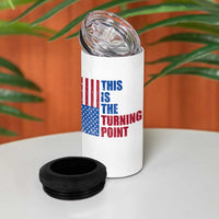 This is The Turning Point 4 in 1 Can Cooler Tumbler USA Flag Patriotic Freedom Conservative - Wonder Print Shop