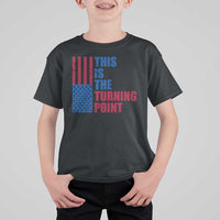 This is The Turning Point T Shirt For Kid USA Flag Patriotic Freedom Conservative - Wonder Print Shop