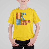 This is The Turning Point T Shirt For Kid USA Flag Patriotic Freedom Conservative - Wonder Print Shop