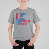 This is The Turning Point T Shirt For Kid USA Flag Patriotic Freedom Conservative - Wonder Print Shop