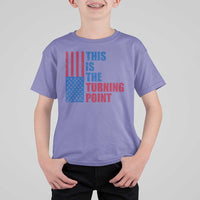This is The Turning Point T Shirt For Kid USA Flag Patriotic Freedom Conservative - Wonder Print Shop