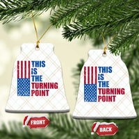 This is The Turning Point Ceramic Ornament USA Flag Patriotic Freedom Conservative - Wonder Print Shop