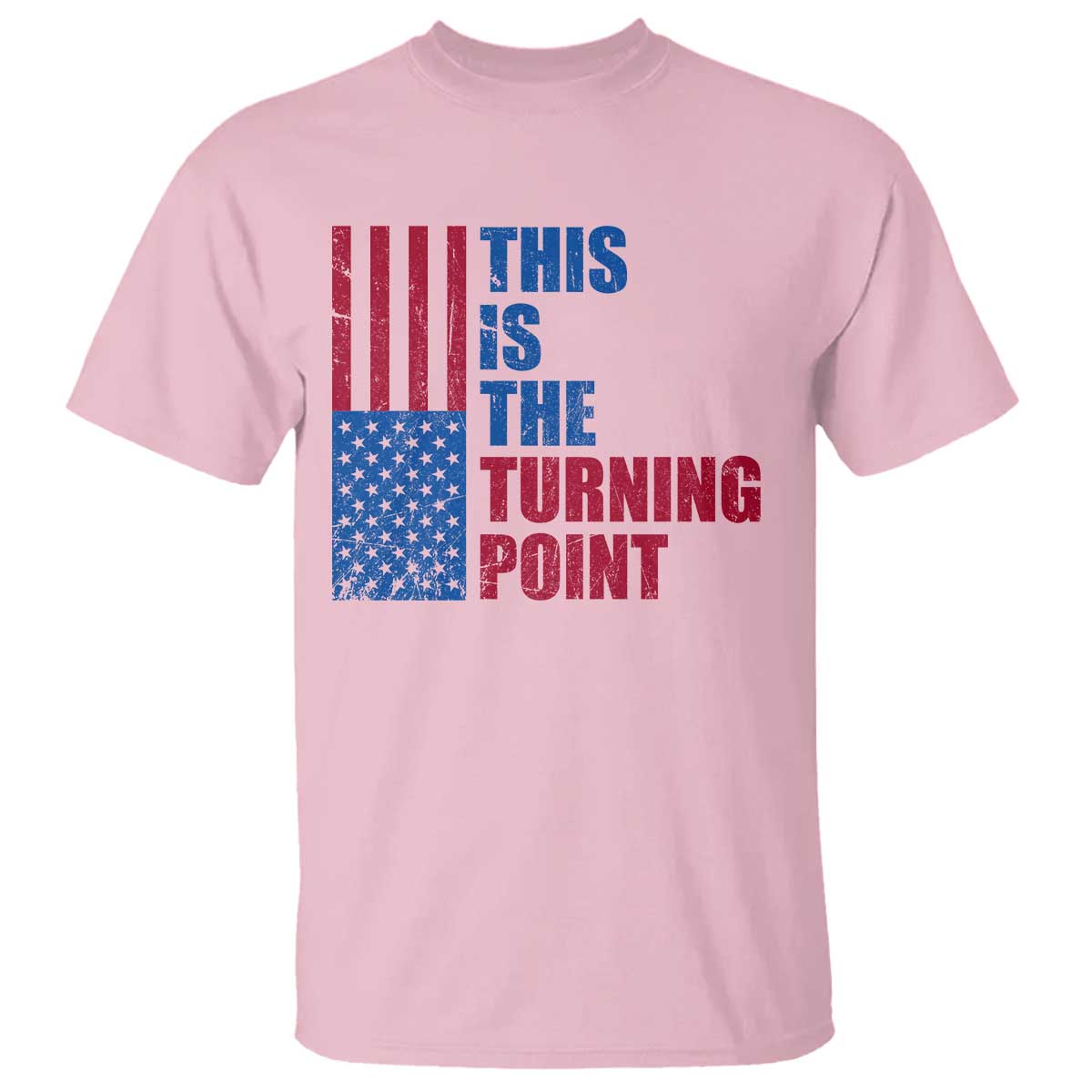 This is The Turning Point T Shirt USA Flag Patriotic Freedom Conservative - Wonder Print Shop