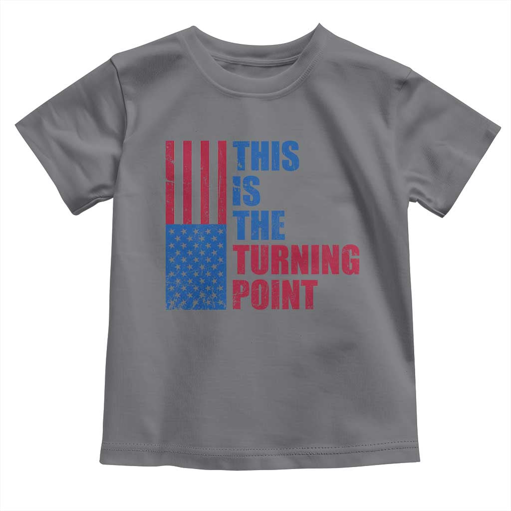 This is The Turning Point Toddler T Shirt USA Flag Patriotic Freedom Conservative - Wonder Print Shop