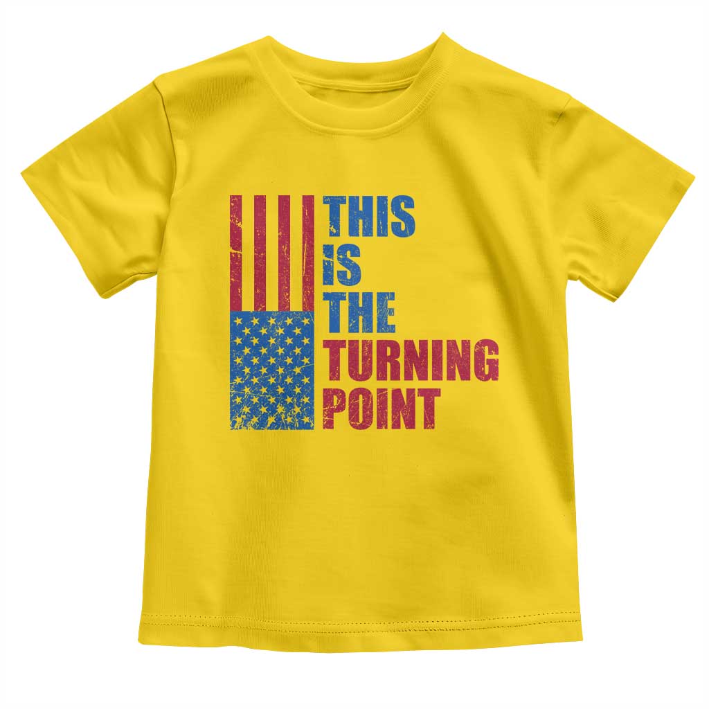 This is The Turning Point Toddler T Shirt USA Flag Patriotic Freedom Conservative - Wonder Print Shop