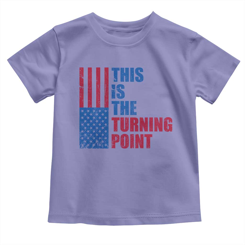 This is The Turning Point Toddler T Shirt USA Flag Patriotic Freedom Conservative - Wonder Print Shop