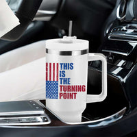 This is The Turning Point Tumbler With Handle USA Flag Patriotic Freedom Conservative - Wonder Print Shop