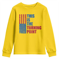 This is The Turning Point Youth Sweatshirt USA Flag Patriotic Freedom Conservative - Wonder Print Shop