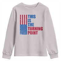 This is The Turning Point Youth Sweatshirt USA Flag Patriotic Freedom Conservative - Wonder Print Shop