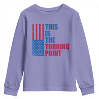This is The Turning Point Youth Sweatshirt USA Flag Patriotic Freedom Conservative - Wonder Print Shop