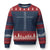 Charlie Kirk Ugly Christmas Sweater A True Patriot Patriotic Christian Cross - Wonder Print Shop