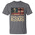 Charlie Kirk T Shirt Its All About Jesus  USA Flag Patriotic Christian - Wonder Print Shop