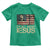 Charlie Kirk Toddler T Shirt Its All About Jesus  USA Flag Patriotic Christian - Wonder Print Shop
