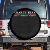 Charlie Kirk Spare Tire Cover Great American Patriot USA Freedom Conservative - Wonder Print Shop