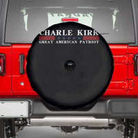 Charlie Kirk Spare Tire Cover Great American Patriot USA Freedom Conservative - Wonder Print Shop