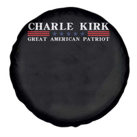 Charlie Kirk Spare Tire Cover Great American Patriot USA Freedom Conservative - Wonder Print Shop