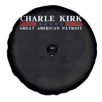 Charlie Kirk Spare Tire Cover Great American Patriot USA Freedom Conservative - Wonder Print Shop