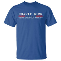 Charlie Kirk T Shirt Great American Patriot USA Freedom Conservative - Wonder Print Shop