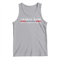 Charlie Kirk Tank Top Great American Patriot USA Freedom Conservative - Wonder Print Shop
