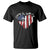 Charlie Kirk Memorial T Shirt Battle Cry Erika Kirk Christian USA Flag Cross - Wonder Print Shop