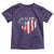 Charlie Kirk Memorial Toddler T Shirt Battle Cry Erika Kirk Christian USA Flag Cross - Wonder Print Shop