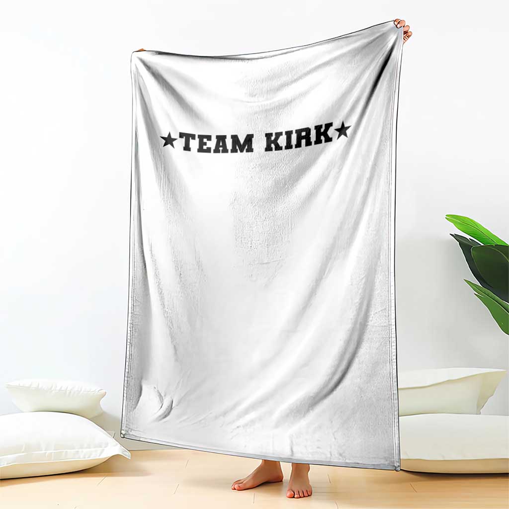 Team Kirk Throw Blanket Last Name Funny Surname Team Kirk Family Reunion - Wonder Print Shop