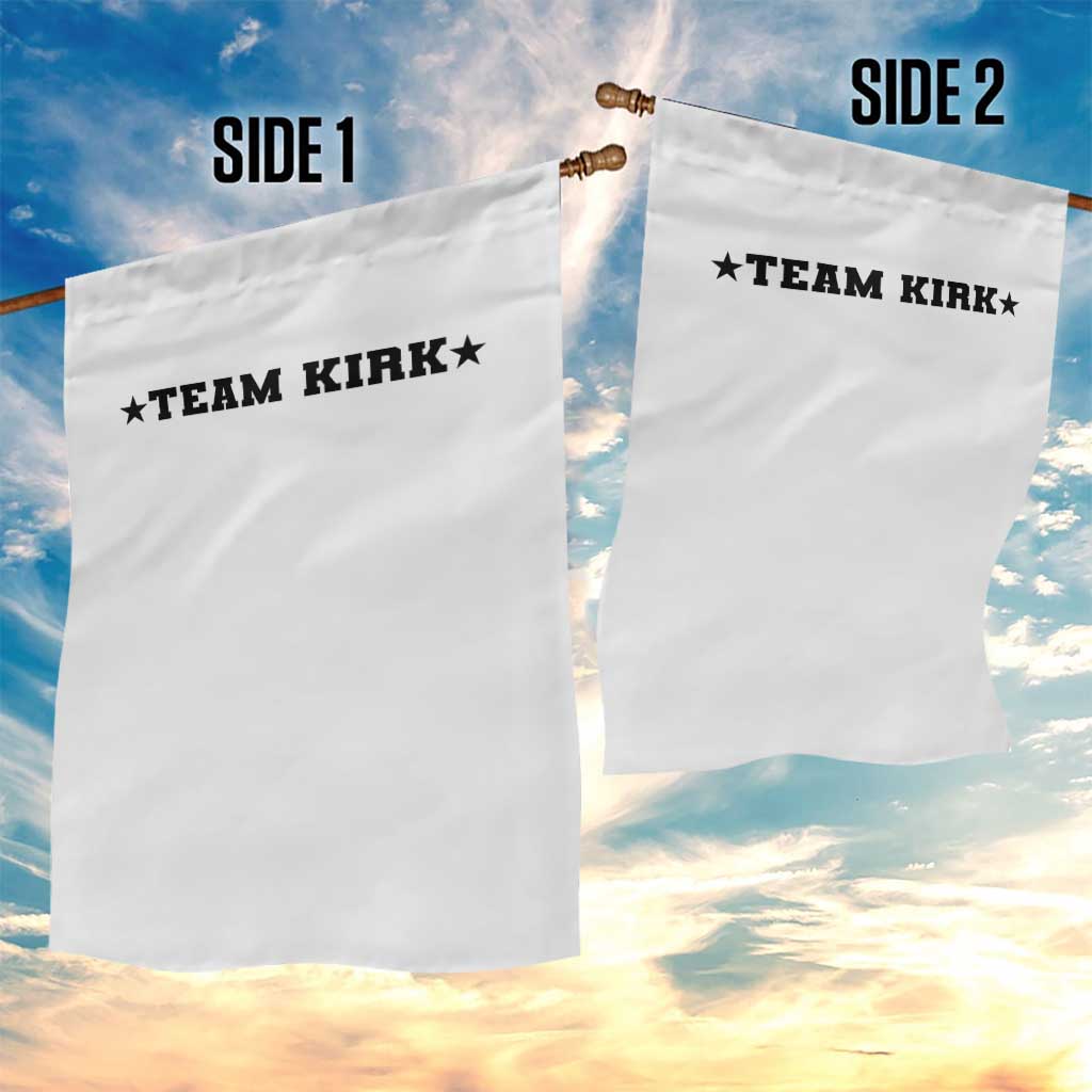 Team Kirk Garden Flag Last Name Funny Surname Team Kirk Family Reunion - Wonder Print Shop