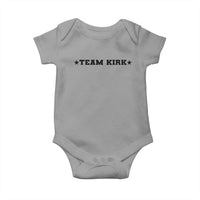 Team Kirk Baby Onesie Last Name Funny Surname Team Kirk Family Reunion - Wonder Print Shop