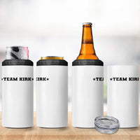 Team Kirk 4 in 1 Can Cooler Tumbler Last Name Funny Surname Team Kirk Family Reunion - Wonder Print Shop