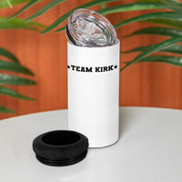 Team Kirk 4 in 1 Can Cooler Tumbler Last Name Funny Surname Team Kirk Family Reunion - Wonder Print Shop