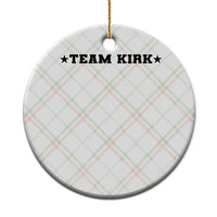 Team Kirk Ceramic Ornament Last Name Funny Surname Team Kirk Family Reunion - Wonder Print Shop