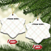Team Kirk Ceramic Ornament Last Name Funny Surname Team Kirk Family Reunion - Wonder Print Shop