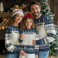 Team Kirk Ugly Christmas Sweater Last Name Funny Surname Team Kirk Family Reunion - Wonder Print Shop