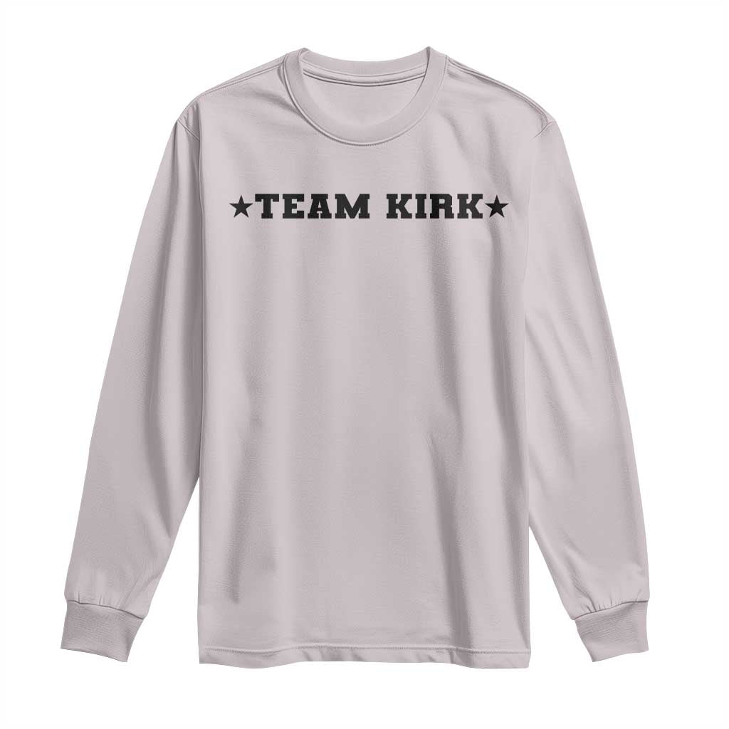 Team Kirk Long Sleeve Shirt Last Name Funny Surname Team Kirk Family Reunion - Wonder Print Shop