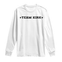 Team Kirk Long Sleeve Shirt Last Name Funny Surname Team Kirk Family Reunion - Wonder Print Shop