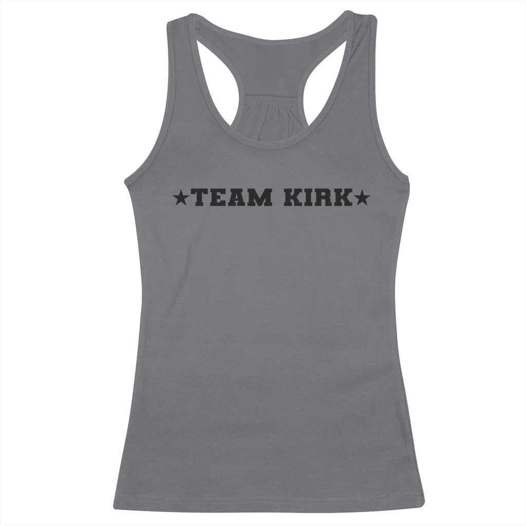 Team Kirk Racerback Tank Top Last Name Funny Surname Team Kirk Family Reunion - Wonder Print Shop
