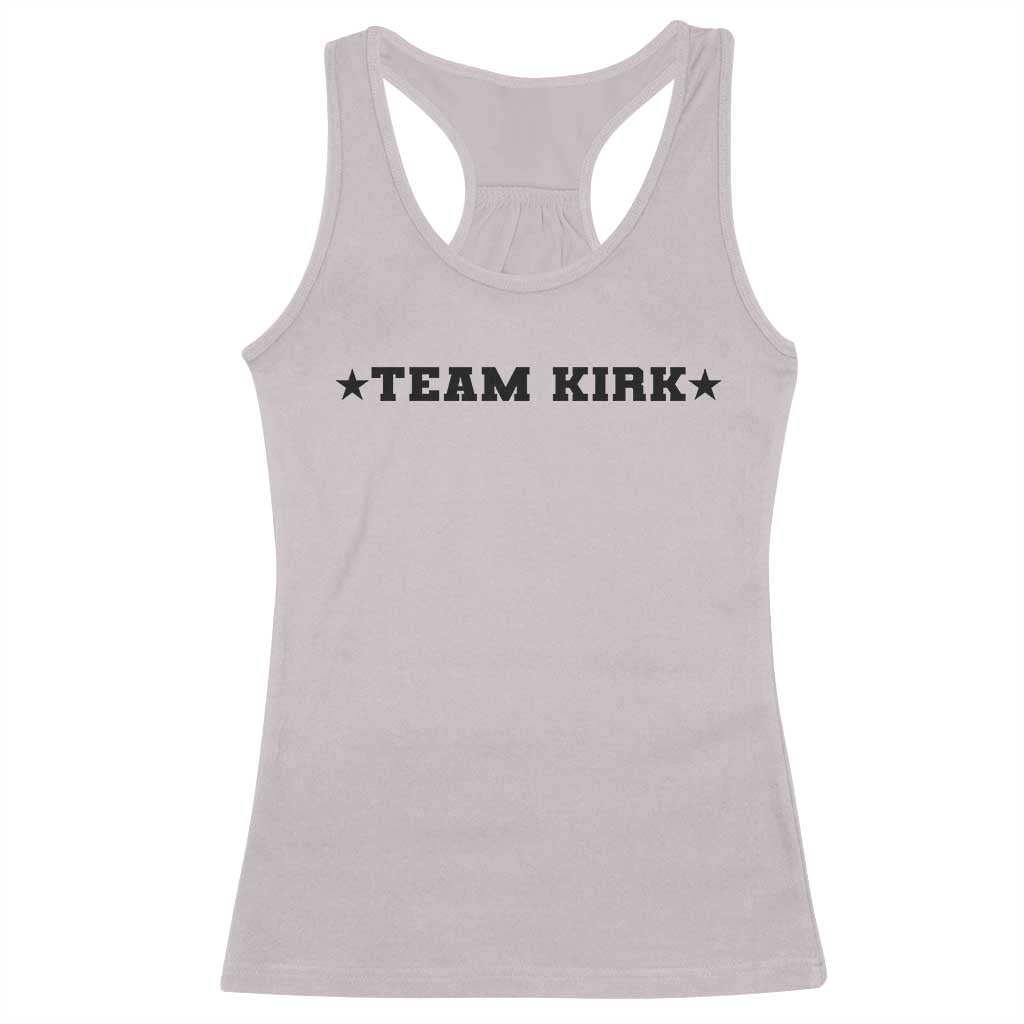 Team Kirk Racerback Tank Top Last Name Funny Surname Team Kirk Family Reunion - Wonder Print Shop