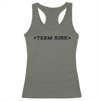 Team Kirk Racerback Tank Top Last Name Funny Surname Team Kirk Family Reunion - Wonder Print Shop