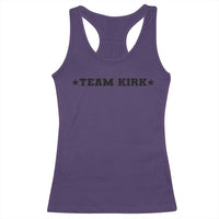 Team Kirk Racerback Tank Top Last Name Funny Surname Team Kirk Family Reunion - Wonder Print Shop