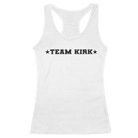Team Kirk Racerback Tank Top Last Name Funny Surname Team Kirk Family Reunion - Wonder Print Shop