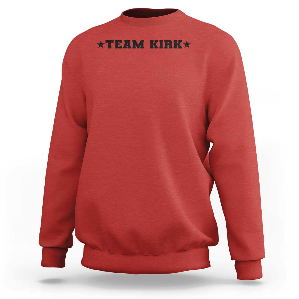 Team Kirk Sweatshirt Last Name Funny Surname Team Kirk Family Reunion - Wonder Print Shop