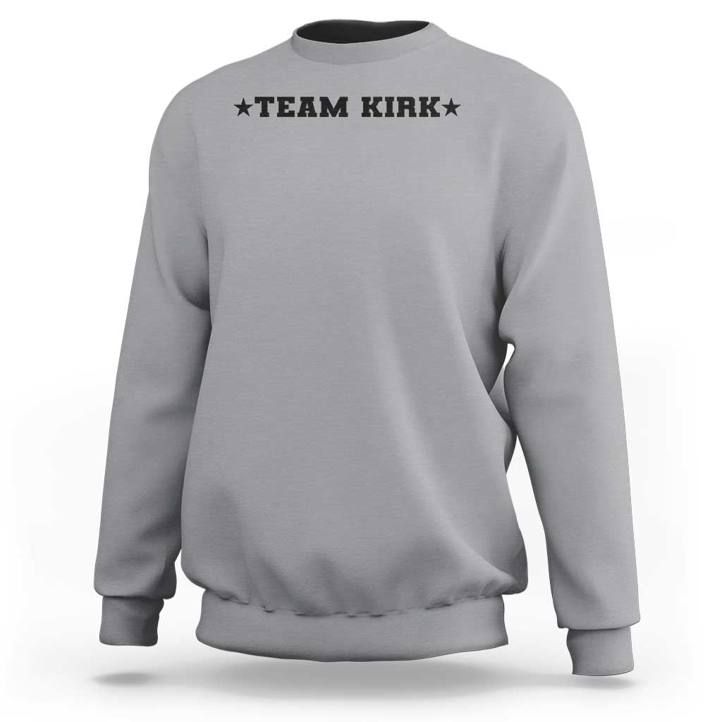 Team Kirk Sweatshirt Last Name Funny Surname Team Kirk Family Reunion - Wonder Print Shop