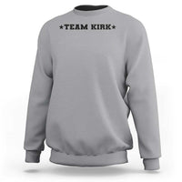Team Kirk Sweatshirt Last Name Funny Surname Team Kirk Family Reunion - Wonder Print Shop