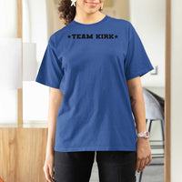 Team Kirk T Shirt For Women Last Name Funny Surname Team Kirk Family Reunion - Wonder Print Shop