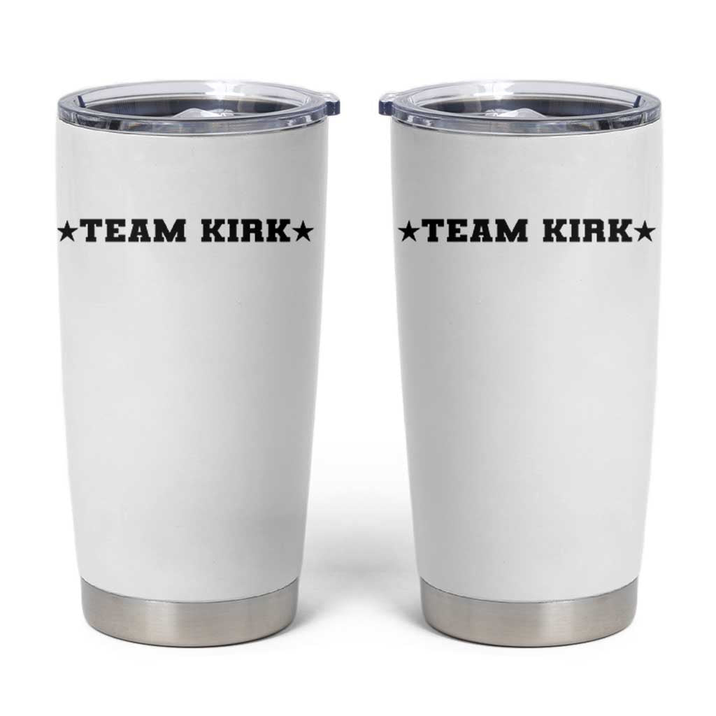 Team Kirk Tumbler Cup Last Name Funny Surname Team Kirk Family Reunion - Wonder Print Shop