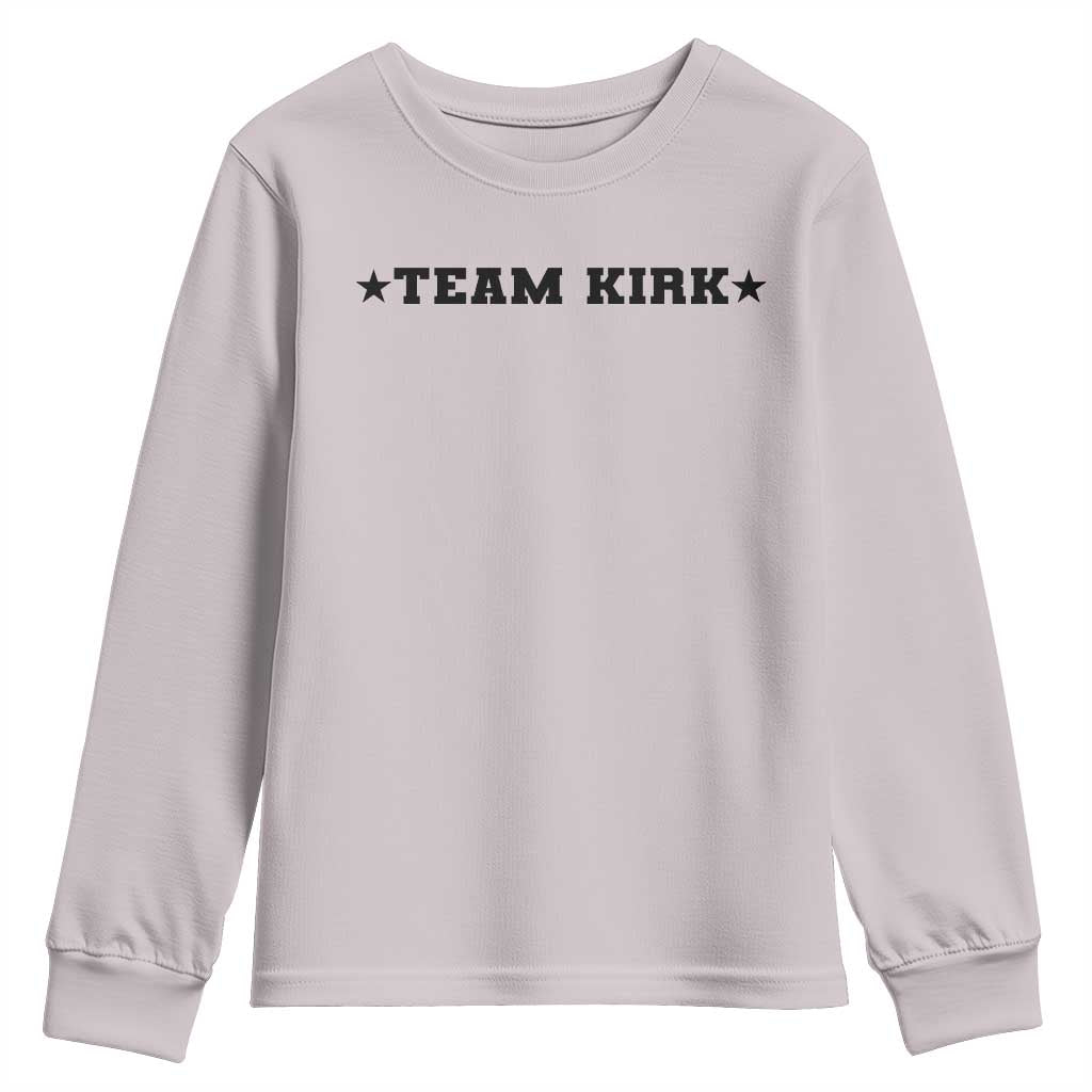 Team Kirk Youth Sweatshirt Last Name Funny Surname Team Kirk Family Reunion - Wonder Print Shop