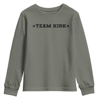 Team Kirk Youth Sweatshirt Last Name Funny Surname Team Kirk Family Reunion - Wonder Print Shop