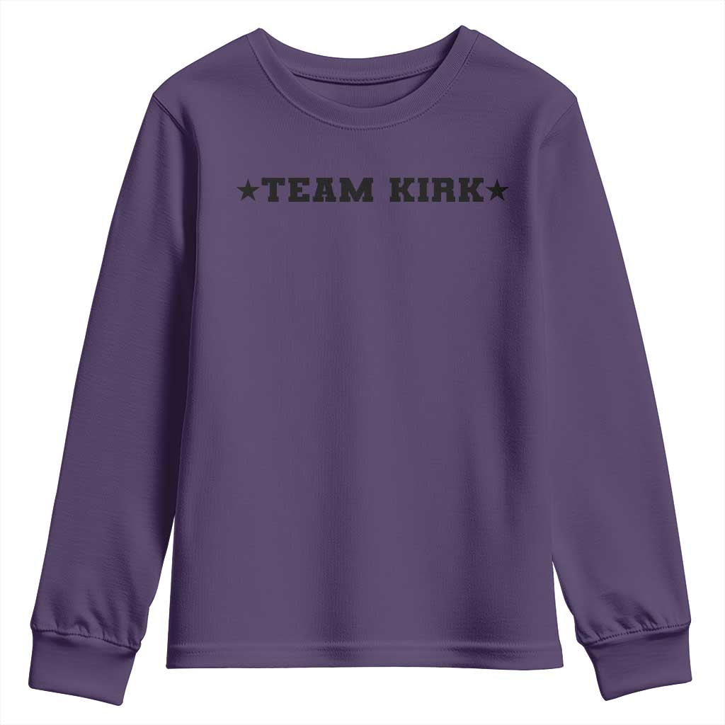 Team Kirk Youth Sweatshirt Last Name Funny Surname Team Kirk Family Reunion - Wonder Print Shop
