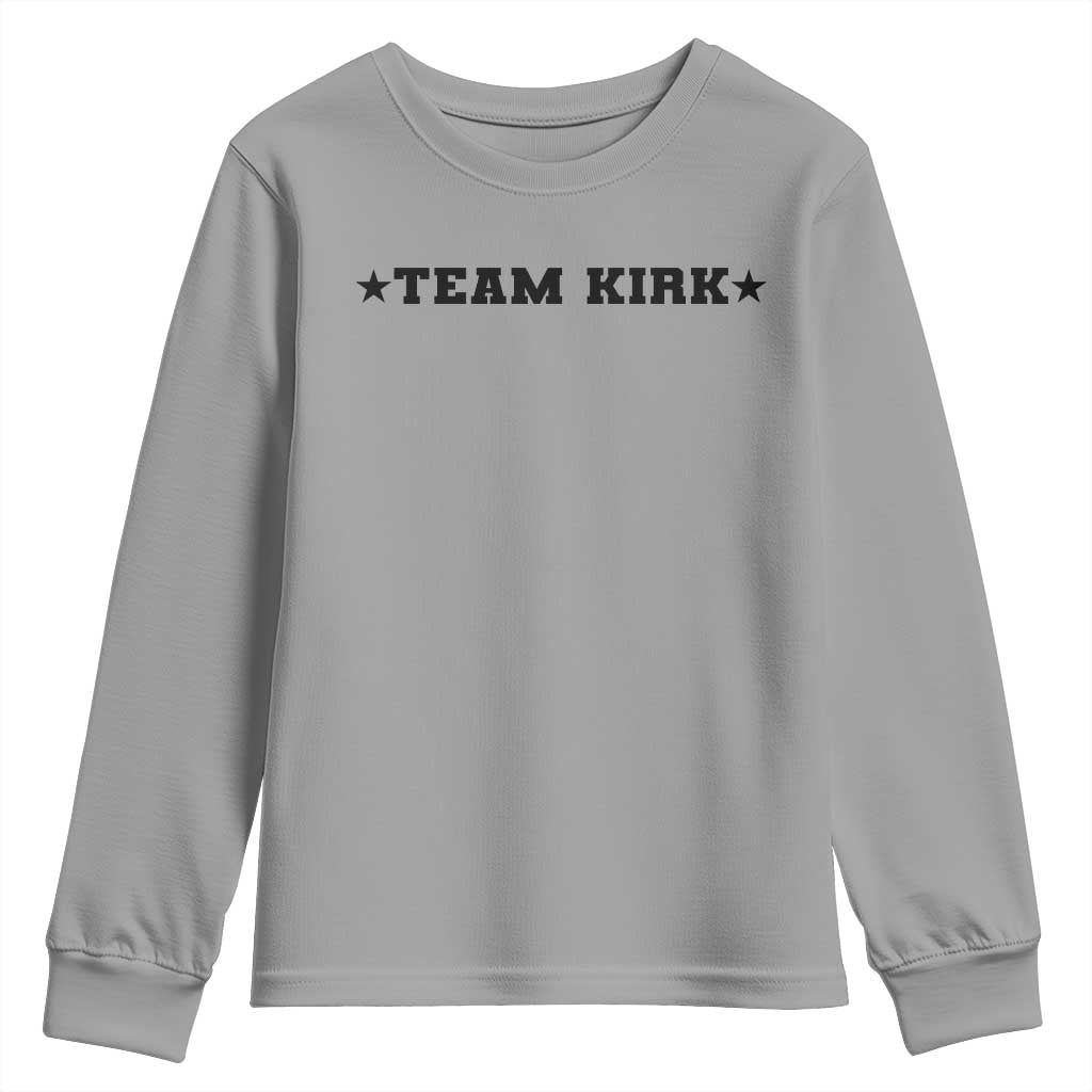Team Kirk Youth Sweatshirt Last Name Funny Surname Team Kirk Family Reunion - Wonder Print Shop