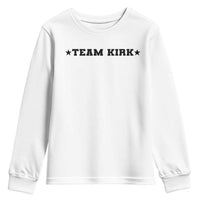 Team Kirk Youth Sweatshirt Last Name Funny Surname Team Kirk Family Reunion - Wonder Print Shop